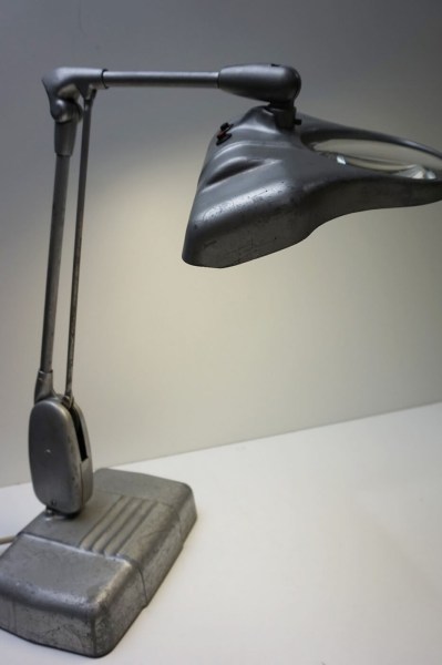 vintage Dazor M-270 Magnifier jeweler Desk Lamp Floating architects watch repair bureaulamp vergrootlamp -009